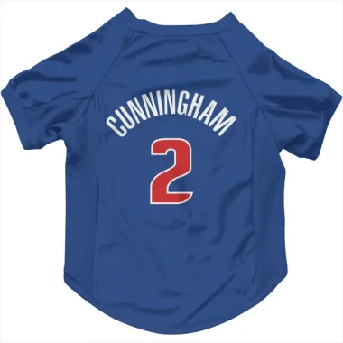 Blue Detroit Pistons Cade Cunningham   Dog & Cat Pet Jersey