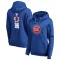 Royal Women's Grant Long Detroit Pistons Branded Backer Pullover Hoodie