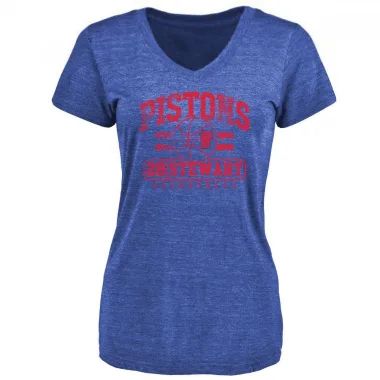 Royal Women's Isaiah Stewart Detroit Pistons Baseline T-Shirt